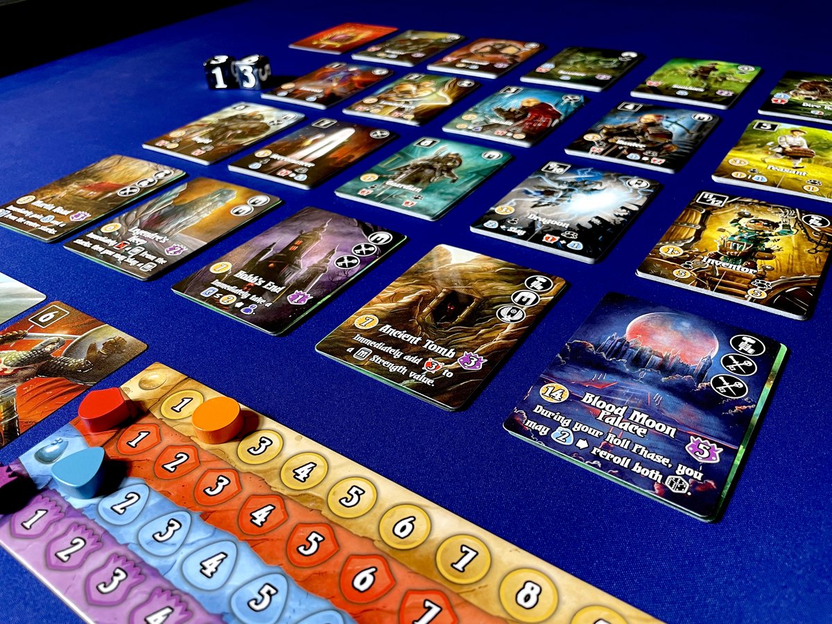 With the Shadowvale expansion for Valeria Card Kingdoms, you can add some of the cards to the base game to shake things up, or use them all together to have a really spooky time 👻