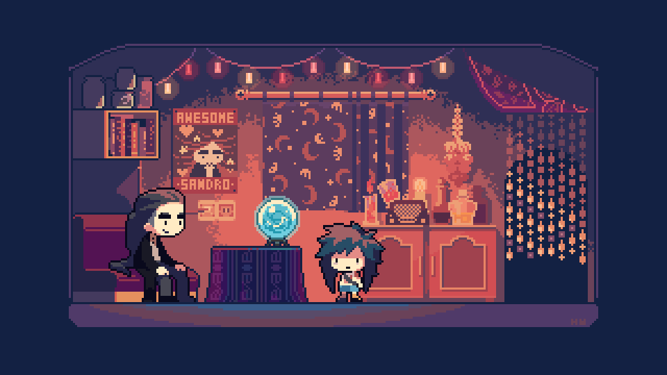 전 산드로가 좋아요 #pixelart #agathaknife 🔪🐷