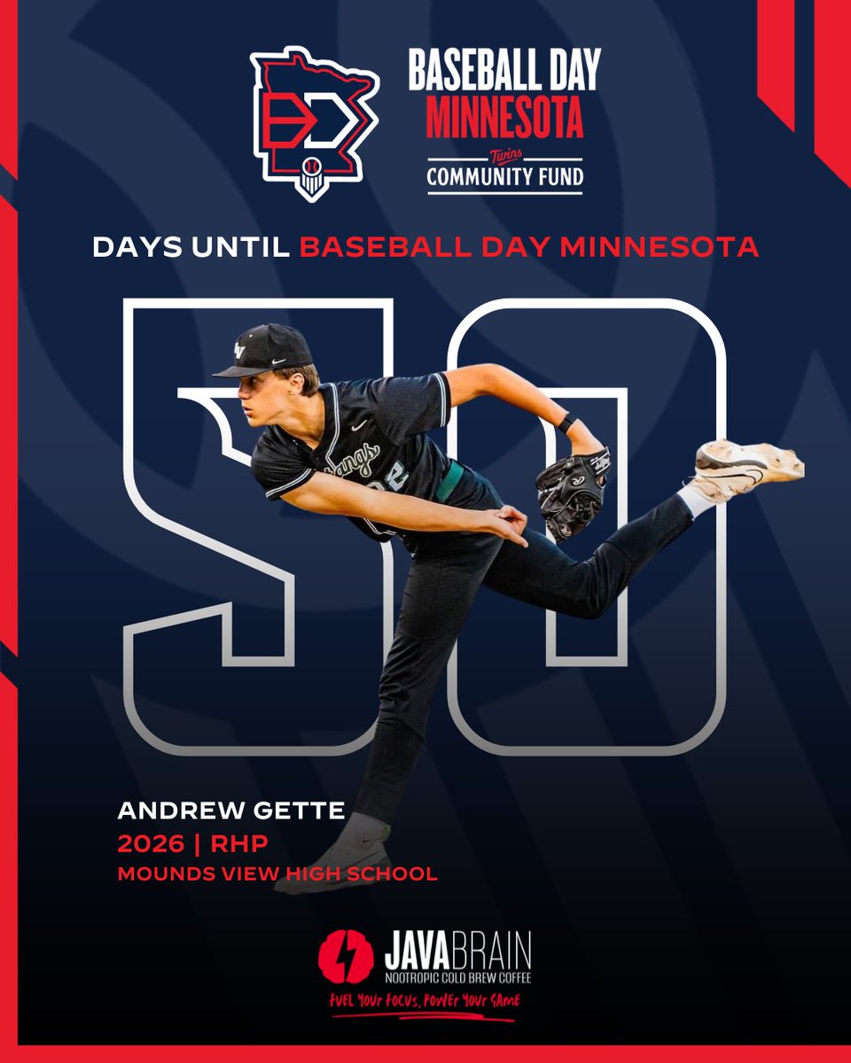 Prep Baseball Minnesota (@prepbaseballmn) on Twitter photo ๐๐๐๐๐๐๐๐ ๐๐๐ ๐๐๐๐๐๐๐๐๐
๐๐ณ๐ฆ๐ด๐ฆ๐ฏ๐ต๐ฆ๐ฅ ๐ฃ๐บ <a href="/TwinsCommunity/">Twins Community</a> โ๏ธ @DrinkJavaBrain
50 Days and counting... ๐๐๐๐๐๐๐๐ ๐๐๐ ๐๐๐๐๐๐๐๐๐
๐๐ณ๐ฆ๐ด๐ฆ๐ฏ๐ต๐ฆ๐ฅ ๐ฃ๐บ <a href="/TwinsCommunity/">Twins Community</a> โ๏ธ @DrinkJavaBrain
50 Days and counting...