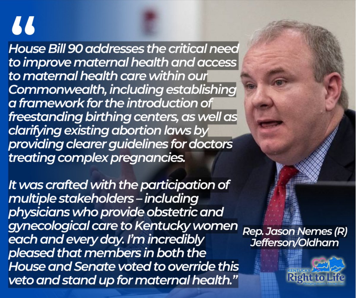 KentuckyRTL's tweet image. Sincere appreciation to Representative Jason Nemes, Republican House Whip and HB90 Sponsor for his unwavering commitment to maternal health and the unborn. #ProWoman @KYHouseGOP @KYSenateGOP @jmnemes #LoveThemBoth