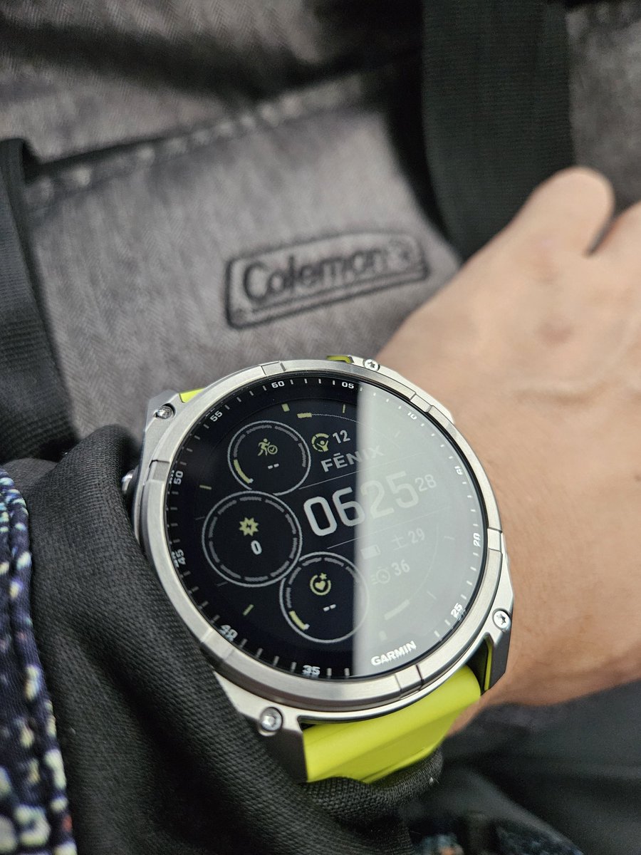 dLeUTrZLwvt2oXH's tweet image. 古いスマートウォッチのベルトが切れて機能もショボかったからしばらくスマートウォッチ欲しくて探してたんですよー

そしたらついついヤベーの買っちゃいました😅
山で使えるけど、オーバースペックです🤣

ただYAMAP対応してない…
#GARMIN
#fenix8