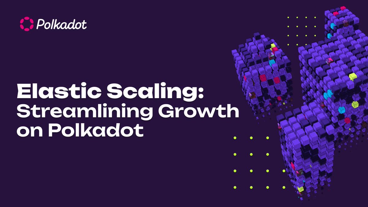 Telcier's tweet image. Elastic Scaling is around the corner and is set to launch in Q2 of 2025.

🔸But what is Elastic Scaling?

Elastic Scaling is the last missing piece of Polkadot 2.0 and a game changer for parachains. It will allow parachains to produce multiple blocks for each Relay Chain block.…