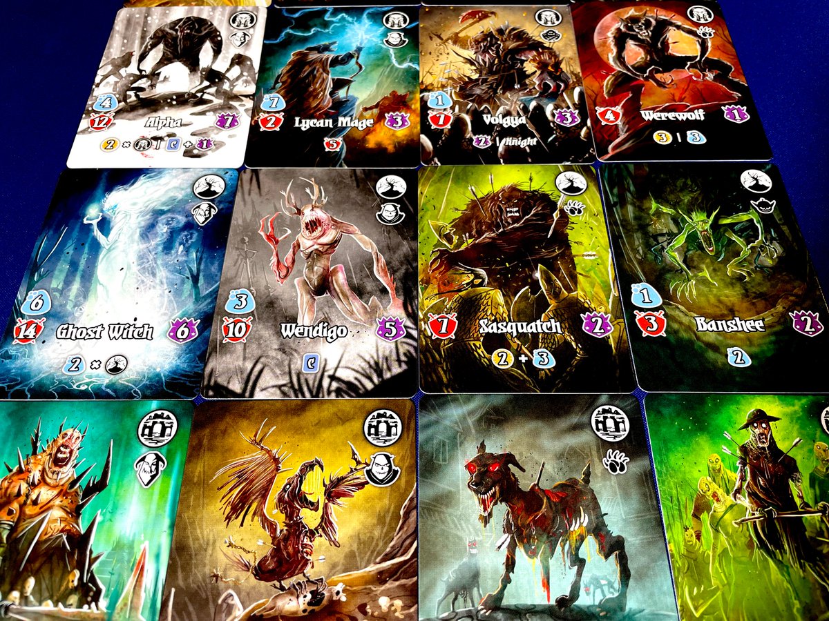 Werewolves, banshees and even a wendigo? Oh my!
Check out all these shadowy monsters in the Shadowvale expansion for Valeria Card Kingdoms!