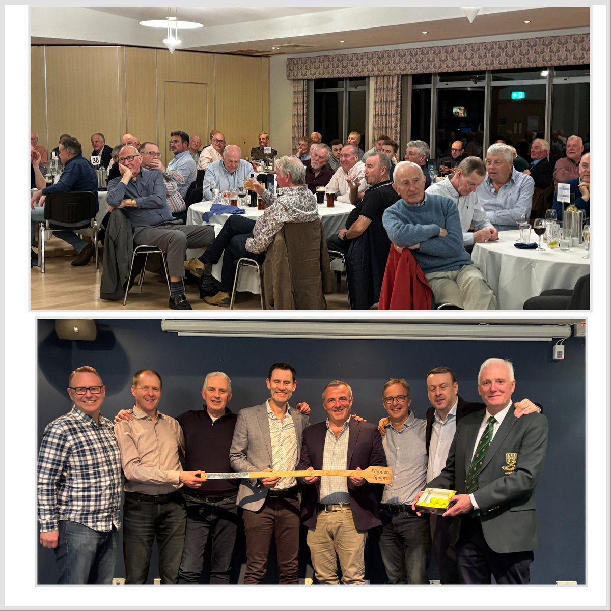 Shandon Park GC (@shandonparkgc) on Twitter photo Captain Peter Blair dishes out the prizes <a href="/ShandonParkGC/">Shandon Park GC</a> Winter League Dinner - congrats to our individual, match play and wooden spoon winners.
#LoveGolf #LoveSPGC
<a href="/JohnWes63728546/">John West</a> <a href="/Ulstergolfdaily/">Ulster Golf Daily</a> <a href="/JohnDoy40584528/">John Doyle</a> <a href="/castlereagh1/">David McGarrity</a> <a href="/N1G3L_S/">Nigel Sloan</a> <a href="/KellyPrc/">Paul Kelly</a> <a href="/ianhanna447/">Ian Hannaman</a> <a href="/MHHospitality/">Marianne Hood</a> Captain Peter Blair dishes out the prizes <a href="/ShandonParkGC/">Shandon Park GC</a> Winter League Dinner - congrats to our individual, match play and wooden spoon winners.
#LoveGolf #LoveSPGC
<a href="/JohnWes63728546/">John West</a> <a href="/Ulstergolfdaily/">Ulster Golf Daily</a> <a href="/JohnDoy40584528/">John Doyle</a> <a href="/castlereagh1/">David McGarrity</a> <a href="/N1G3L_S/">Nigel Sloan</a> <a href="/KellyPrc/">Paul Kelly</a> <a href="/ianhanna447/">Ian Hannaman</a> <a href="/MHHospitality/">Marianne Hood</a>
