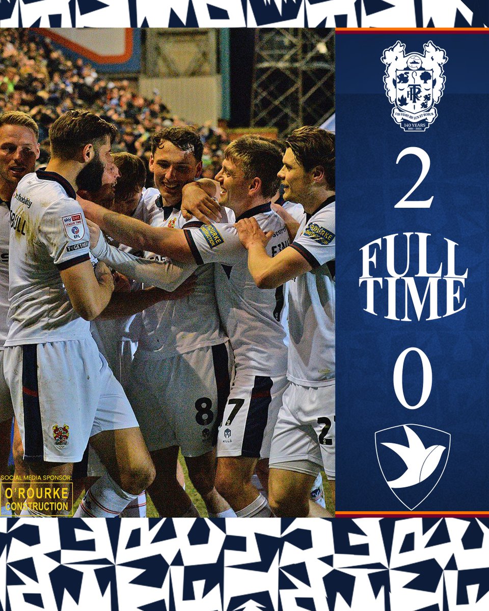Victory under the lights at Prenton Park!

#TRFC #SWA