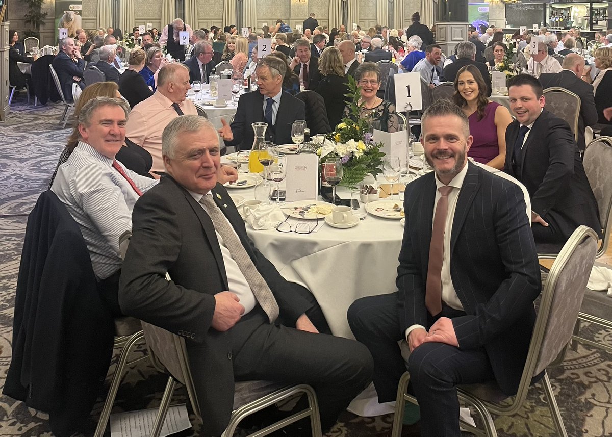 Robbie Butler MLA (@robbiebutlermla) on Twitter photo Brilliant night at the <a href="/UFUHQ/">Ulster Farmers' Union</a> annual diner. Great conversations with <a href="/UFUpresident/">William Irvine</a> <a href="/AledNfu/">Aled Jones NFU Cymru</a> <a href="/rachelhallos/">Beeston Hall Salers</a> <a href="/YFCUPresident/">YFCU President</a> and other amazing Farming experts. #MakeNiWork #UnionOfPeople #UnionOfFarmers Brilliant night at the <a href="/UFUHQ/">Ulster Farmers' Union</a> annual diner. Great conversations with <a href="/UFUpresident/">William Irvine</a> <a href="/AledNfu/">Aled Jones NFU Cymru</a> <a href="/rachelhallos/">Beeston Hall Salers</a> <a href="/YFCUPresident/">YFCU President</a> and other amazing Farming experts. #MakeNiWork #UnionOfPeople #UnionOfFarmers