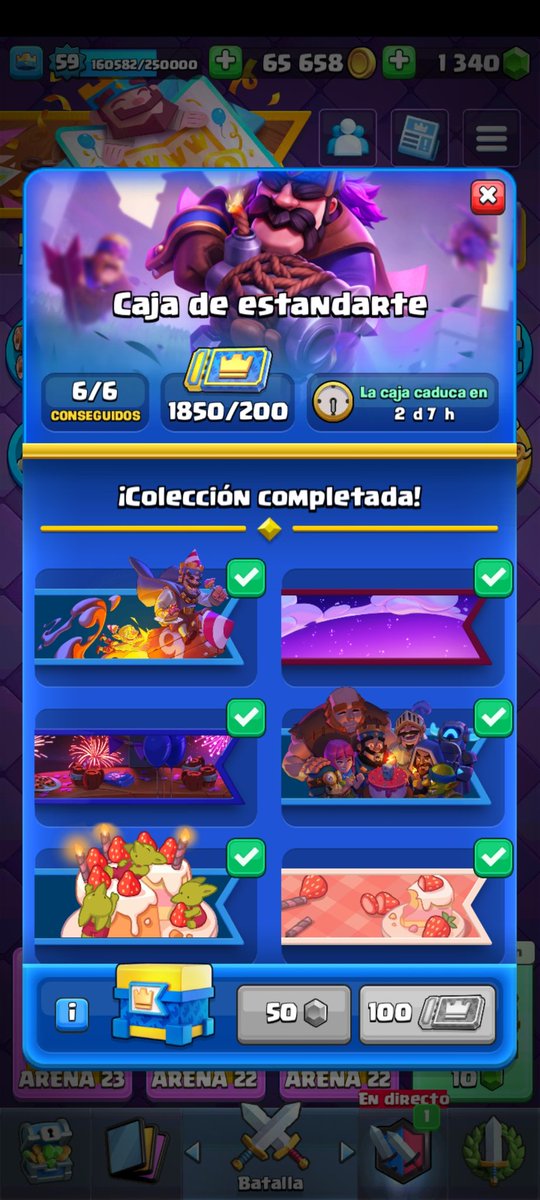 MMancia27's tweet photo. Si van a eliminar la caja de estandartes ¿Por qué las últimas recompensas son fichas de estandarte? Y ¿Nos darán algo por las fichas acumuladas? 🫠🥲
@ClashRoyale https://t.co/3d9iFkqvO3