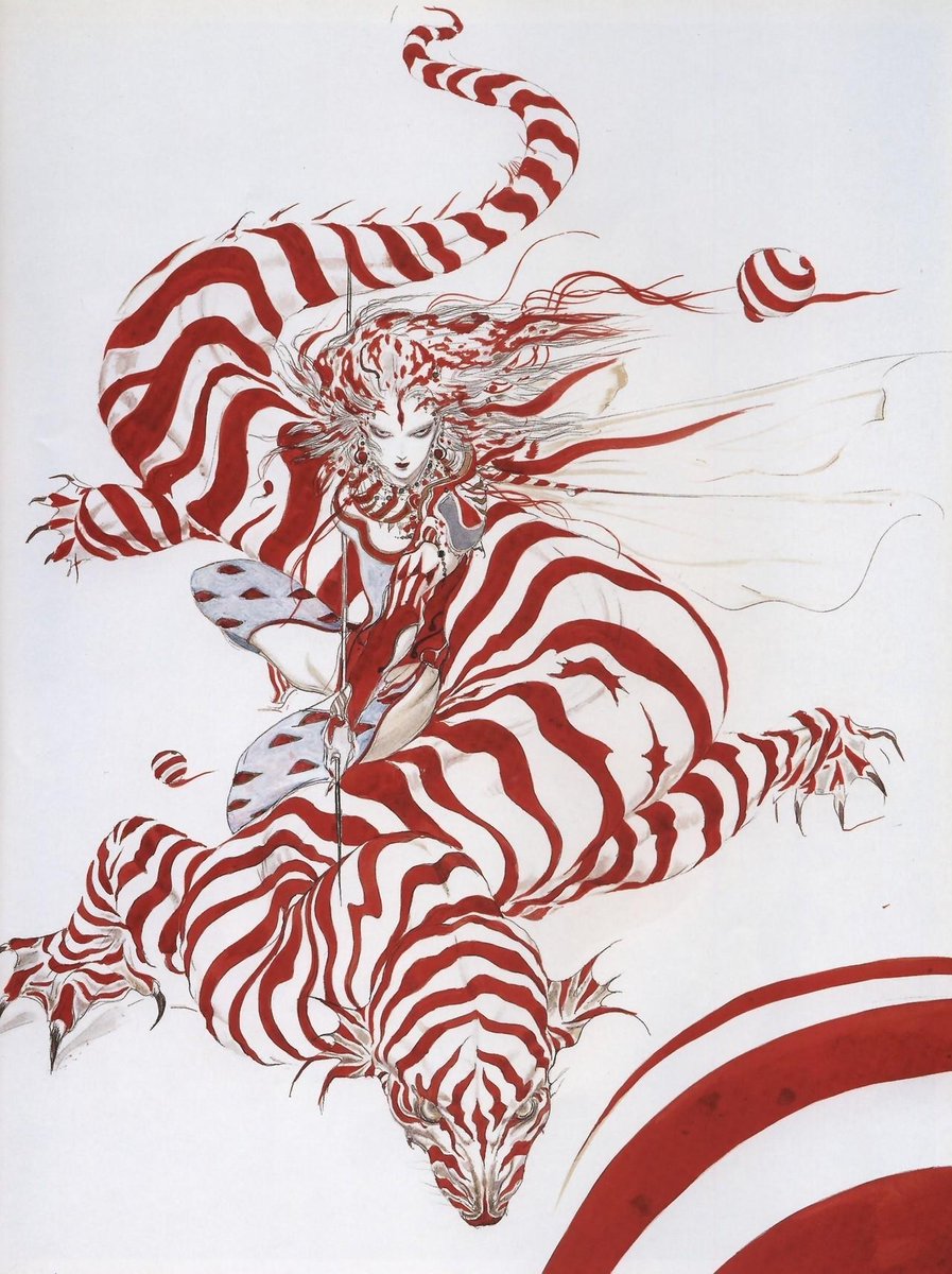 Salamander by Yoshitaka Amano