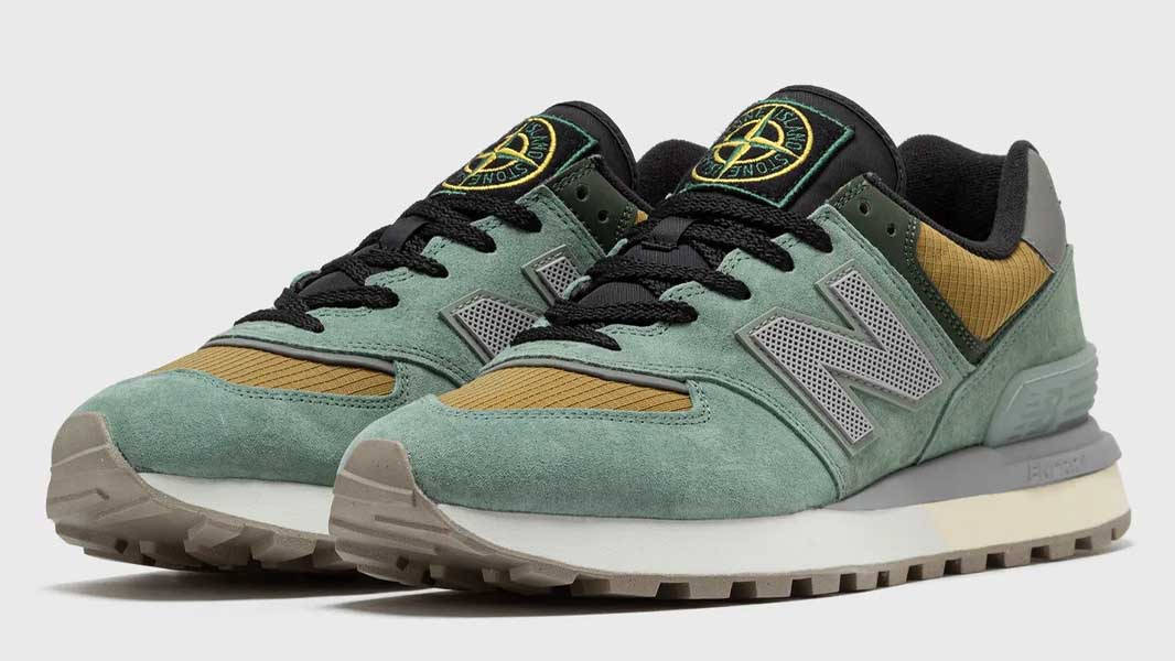 Only gone and managed to finally get a pair of these for rrp brand new with tags, only been waiting like a year. #newbalance #stoneisland #Legacy #trainers