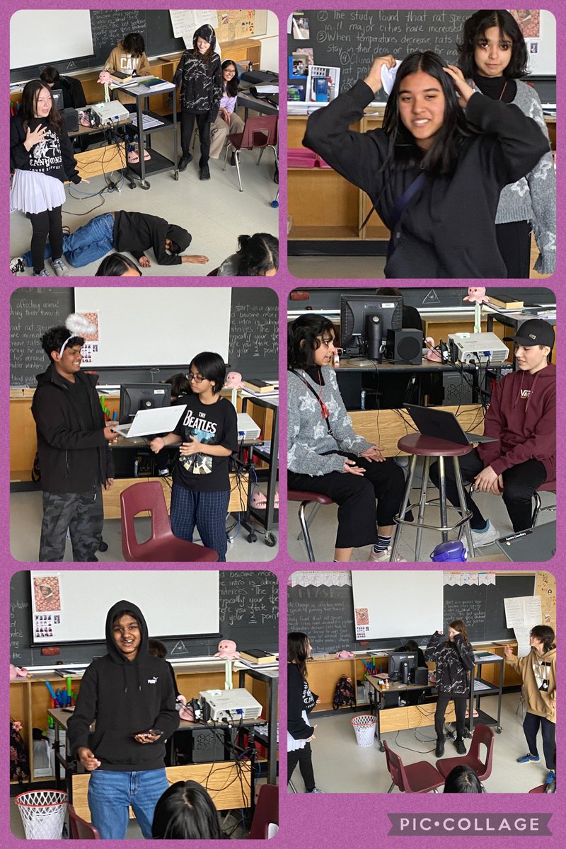 8G presenting their Elements of Drama Skits. <a href="/GABrownMS_TDSB/">Gordon A Brown MS</a>