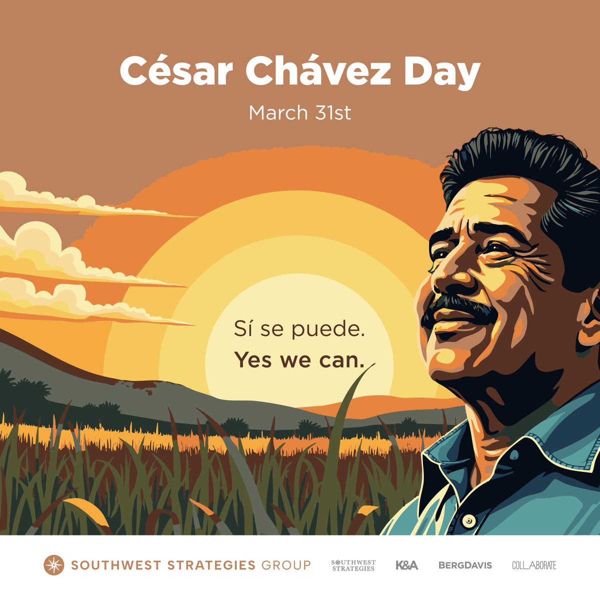 Today, we honor and celebrate the life of Cesar Chavez. 

Check out UC San Diego’s Annual Cesar Chavez Celebration month events calendar for information on ways to support your community and get involved. 
bit.ly/4cvKNQz