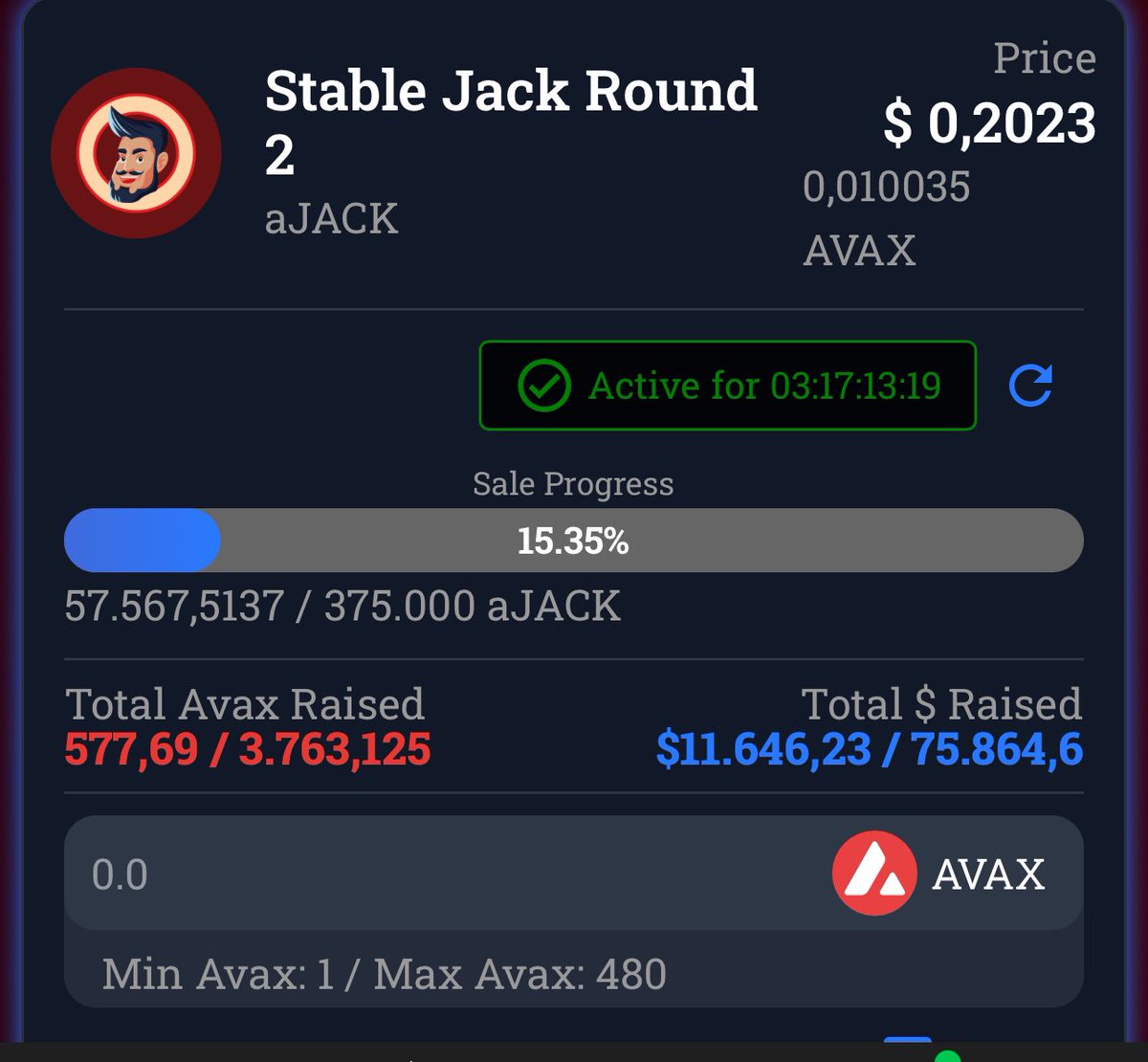 ℂ𝕣𝕪𝕡𝕥𝕠𝕥𝕖𝕠 (𝕄𝔻𝕏) 🔺 (@cryptote0) on Twitter photo 🔺 Stable Jack Round 2 is live on <a href="/apex314_defi/">APEX | All-in-one DeFi</a>
🔺 apexdefi.xyz/premier
🔺 Go go <a href="/StableJack_xyz/">Stable Jack</a> 🔥🔥🔥 🔺 Stable Jack Round 2 is live on <a href="/apex314_defi/">APEX | All-in-one DeFi</a>
🔺 apexdefi.xyz/premier
🔺 Go go <a href="/StableJack_xyz/">Stable Jack</a> 🔥🔥🔥