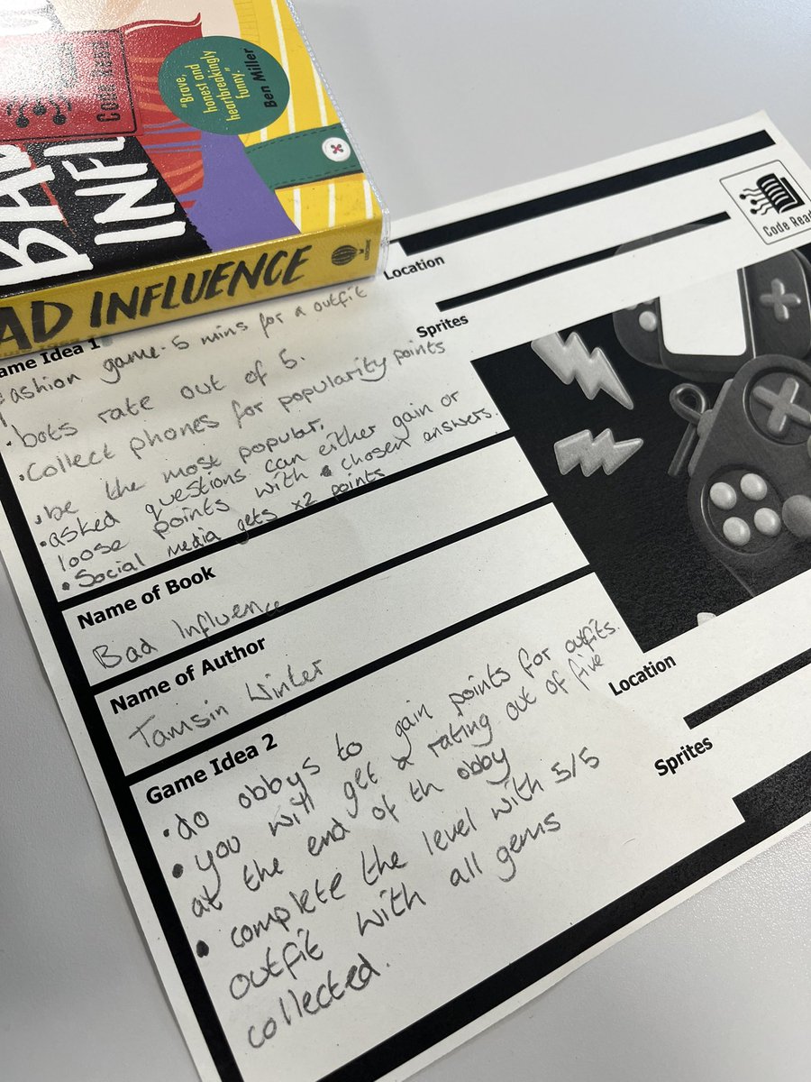 StNiniansComp's tweet image. S1 have been busy reading their #coderead books looking for inspiration for their computer games. Today we started brainstorming potential ideas whilst developing our coding skills - all coming together nicely! @stninianshigh @StNiniansLib @DigiSchoolsERC @stacshq @flackboy