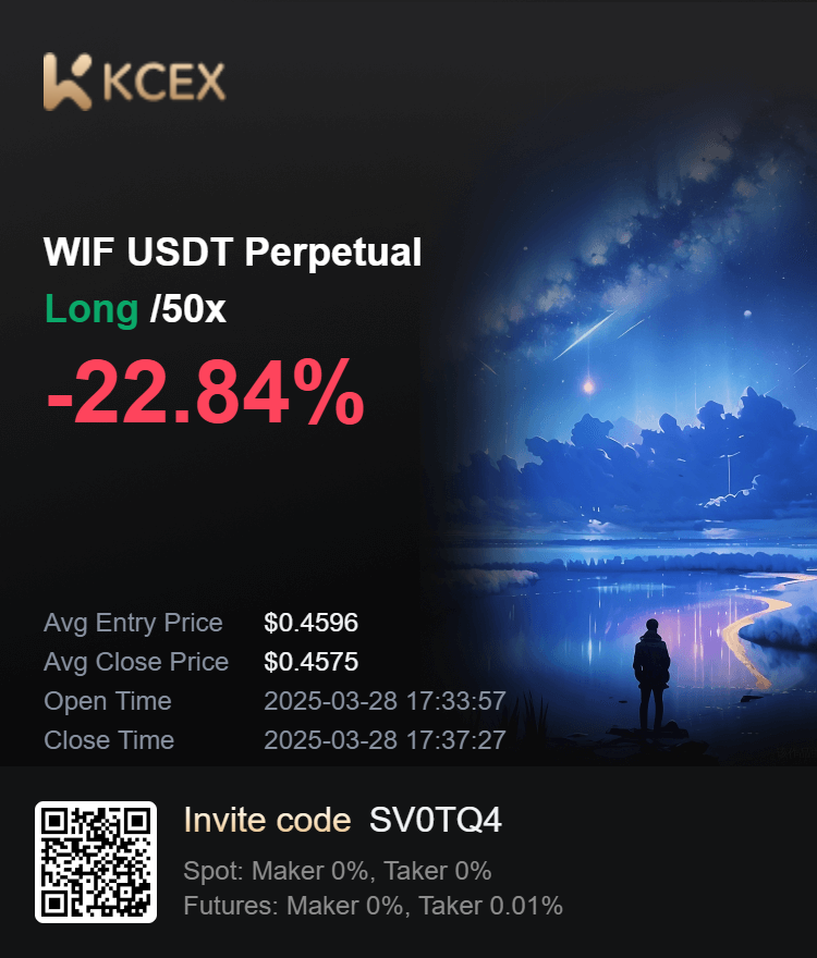 Join me on KCEX <a href="/KCEX_Official/">KCEX</a> to enjoy the lowest fees in the market, free withdrawals, and up to 1000 USDT in futures bonuses! Use my invitation code SV0TQ4 and click here to sign up now: kcex.com/register?invit…