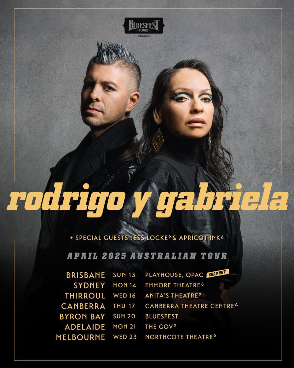 Brisbane is officially sold out! We can’t wait to see you guys soon, grab your tickets for our other shows if you haven’t already at rodgab.com! -HQ