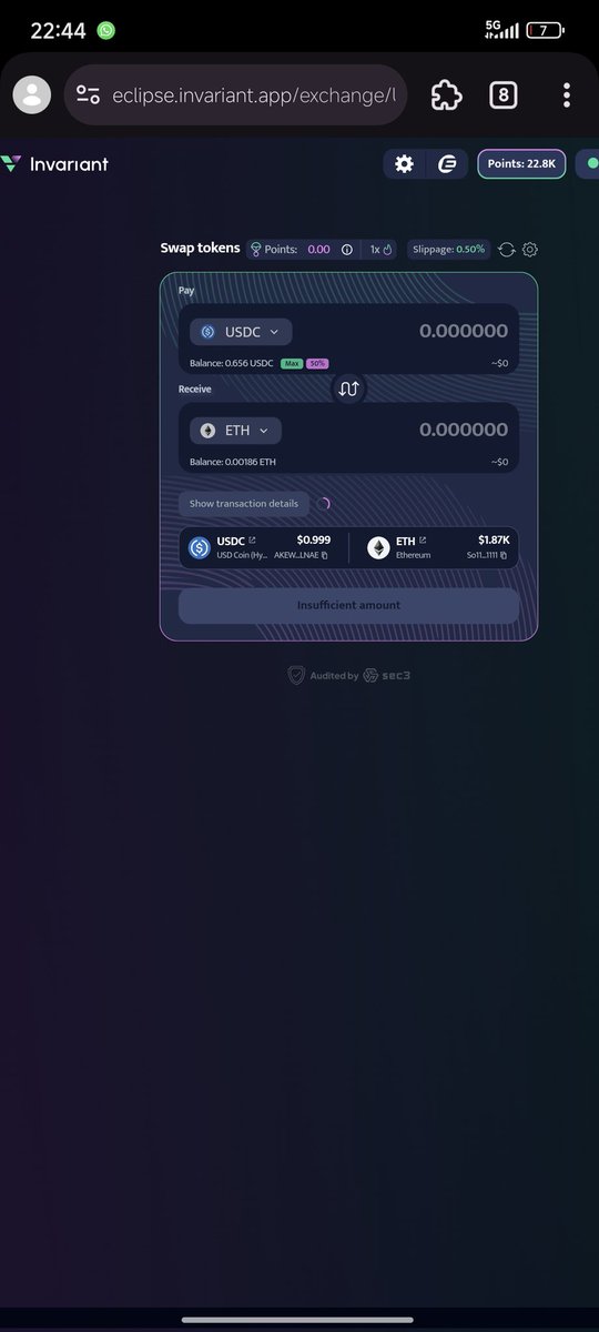 Significant Airdrop Opportunity: Invariant &amp; Eclipse! 🪂🪂🪂

 What is Invariant and does it works: 
Invariant is the first DEX designed for concentrated liquidity on Solana.  The new calculating engine reduces slippage and increases efficiency for LPs.