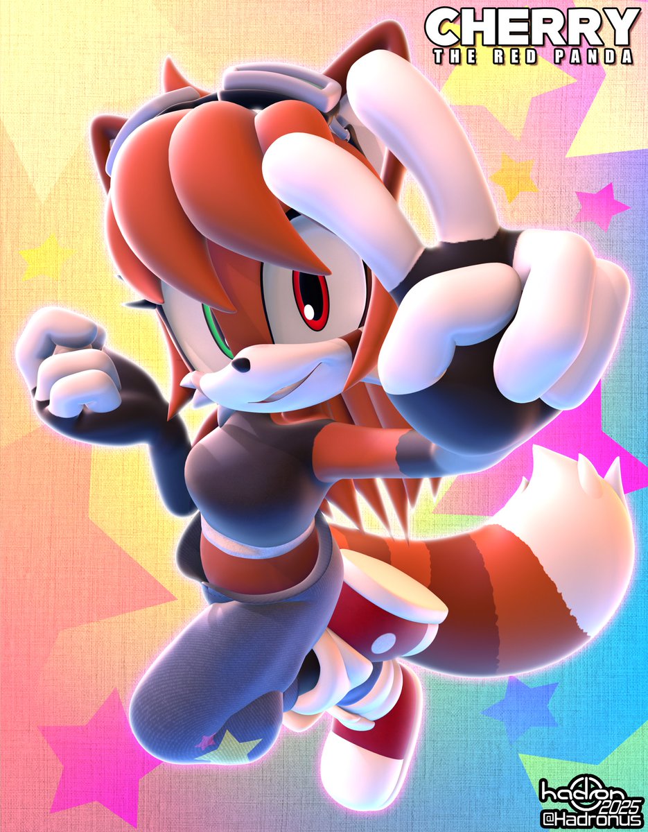 Commission for <a href="/CherryFuzzyButt/">Cherry Fuzz</a> of their character, Cherry the Red Panda!