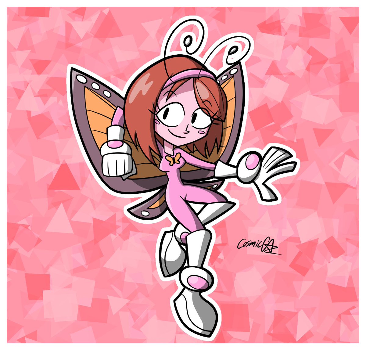 The butterflies are coming because it's now spring. So here comes Butterfly-Girl!
Character is owned by Arii Toonz
#art #ocart #butterfly