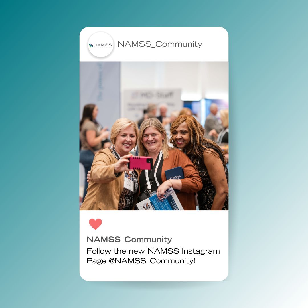 📢 Exciting News! NAMSS is now on Instagram! 

Follow us at @NAMSS_Community to stay in the loop on all things NAMSS, including exciting new initiatives, insights and more. 

Follow us: buff.ly/F450QAW