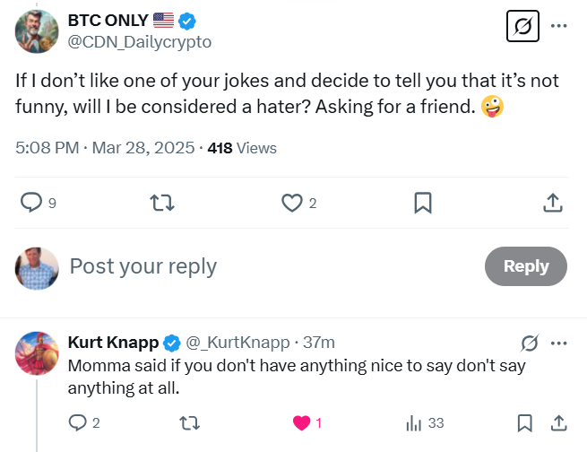 Great Q&amp;A ... asked and answered ... I don't need to be involved.