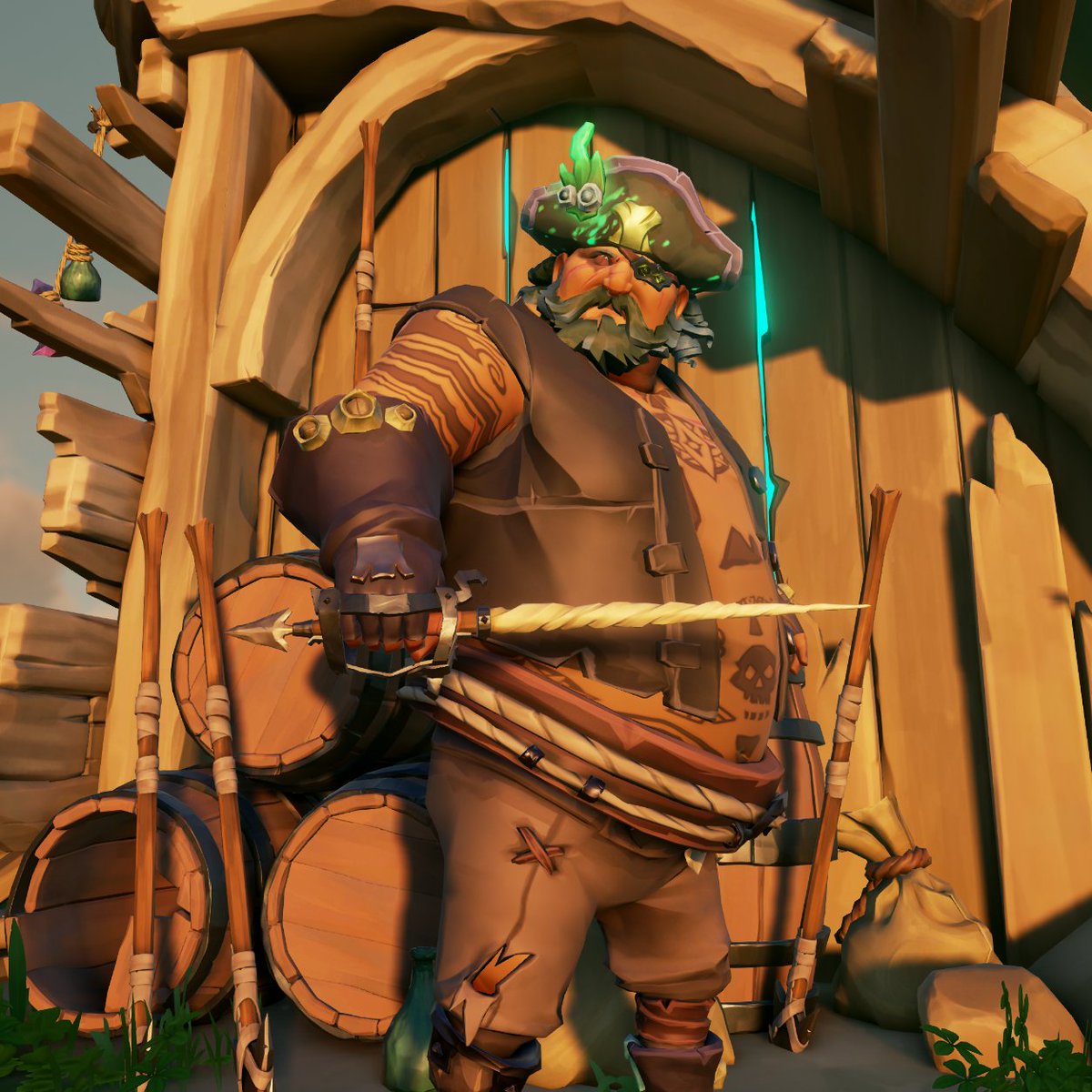 I'm in love with this Barnacled Beast sword <3
Ocean's Myth rapier is also really neat! I would love more outpost cosmetics like these!!
<a href="/SeaOfThieves/">Sea of Thieves</a> #SeaOfThieves