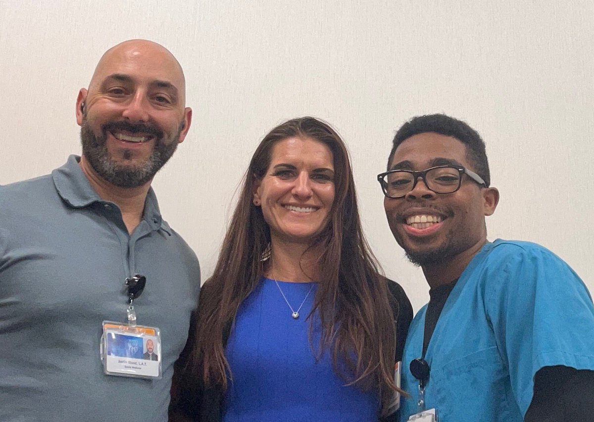 March is National Athletic Training Month 💪! Shoutout to three of the best ATCSs out there- the first line of defense on the field. Thankful to Justin, Cas and Caelen, a great team to work with at Mayo Florida! #natm2025 #at4all