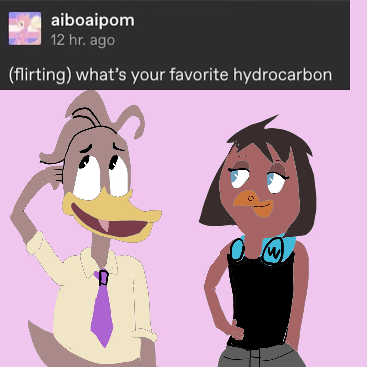 melsaidwhynot's tweet photo. Nerd flirting is on a level we mere mortals can't understand.
Fendra + Tumblr. Arms can be really frustrating.
#ducktales2017
#fendra
#fentoncrackshellcabrera
#gandradee https://t.co/NkhbbxpRRk