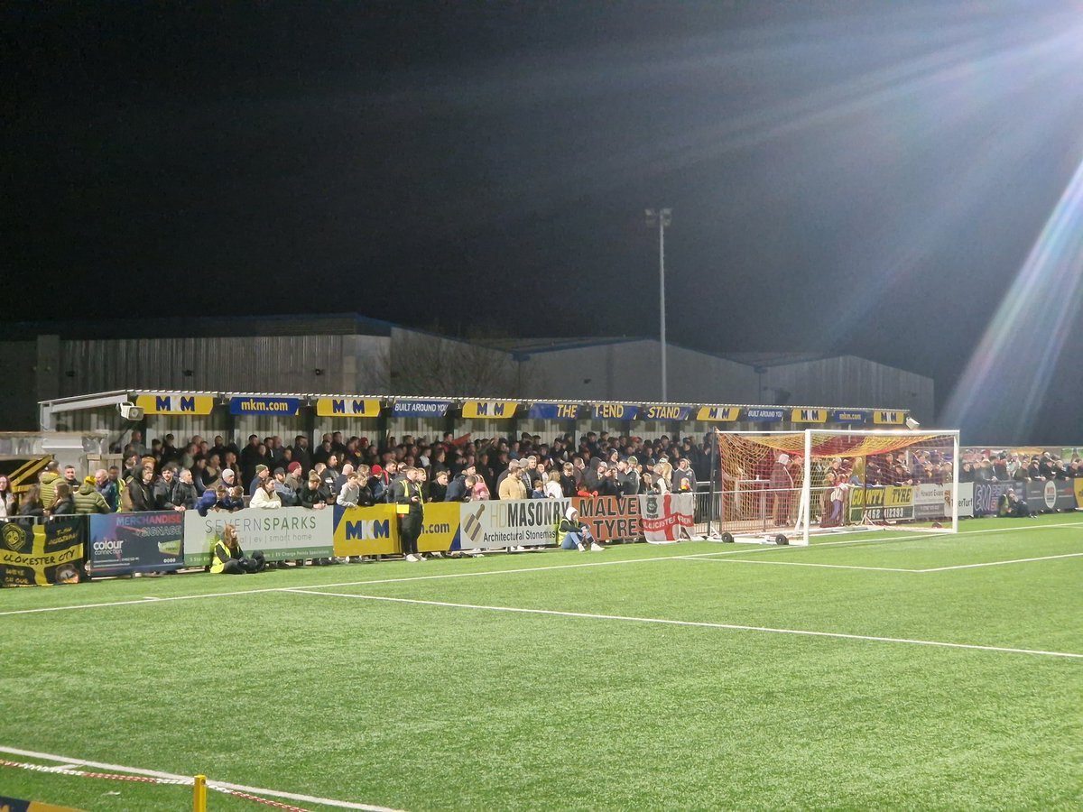 <a href="/GCAFCofficial/">Gloucester City AFC</a> The T-End looked superb tonight 👌
