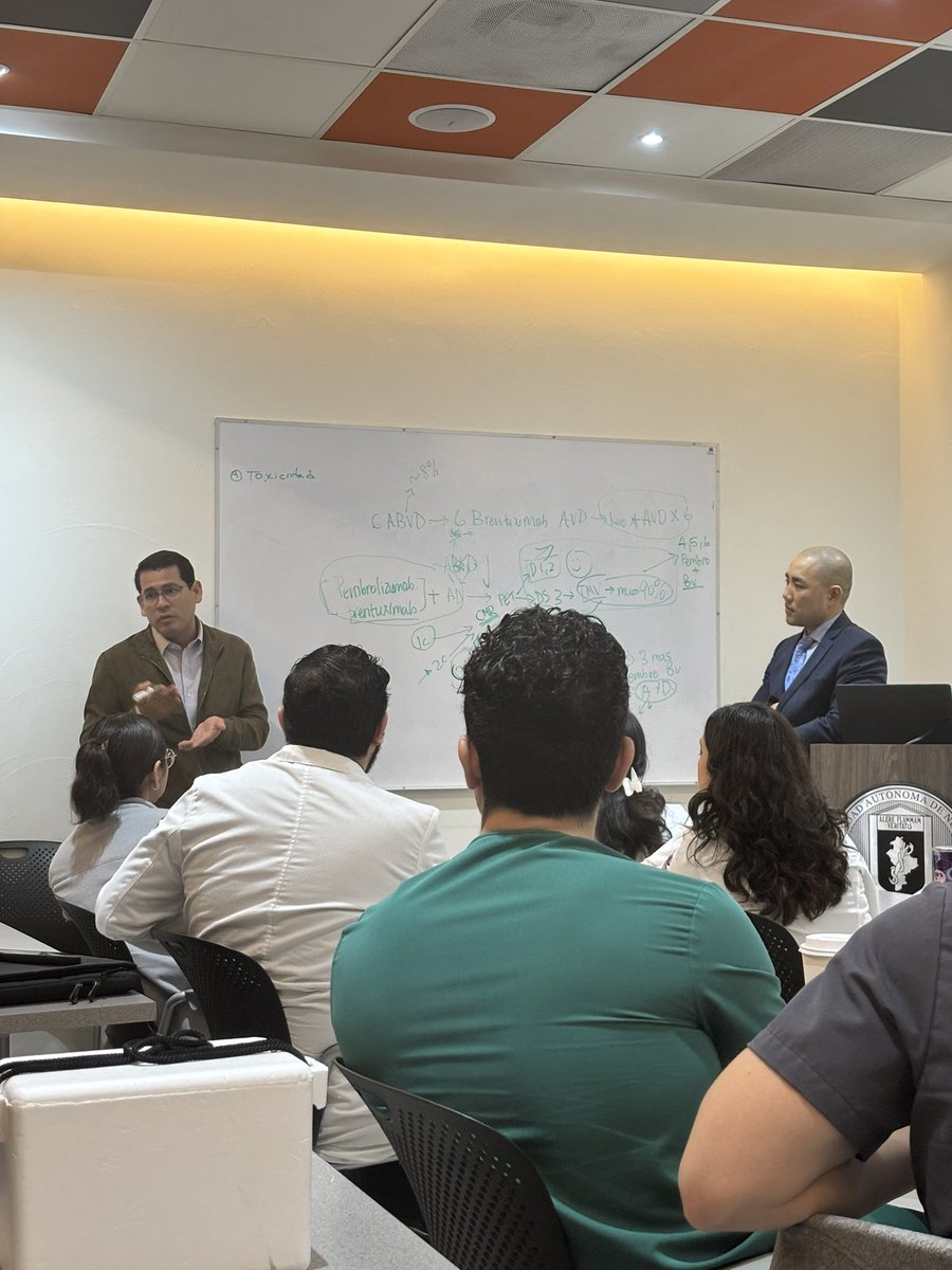 No need for slides! Amazing lectures by Dr. Malpica and Dr. Hun Ju Lee today in Monterrey 🇲🇽

#lymsm