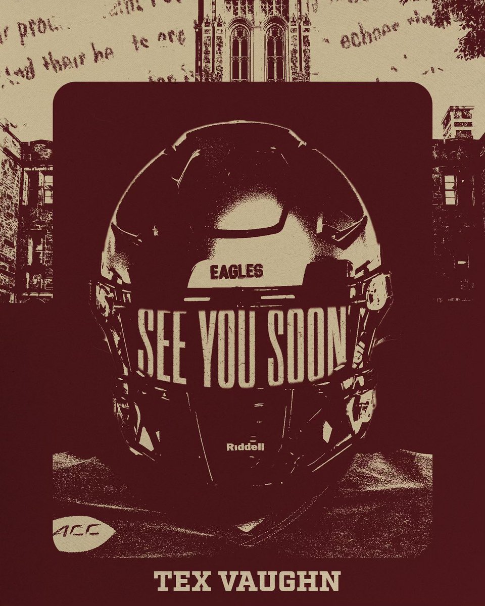 William “Tex” Vaughn (@williamvaughn99) on Twitter photo Looking forward to spring practice at <a href="/BCFootball/">Boston College Football</a> tomorrow! <a href="/CoachWillBC/">Will Lawing</a> <a href="/BillOBrienBC/">Bill O’Brien</a> <a href="/julianrowecohen/">Julian Rowe-Cohen</a> Looking forward to spring practice at <a href="/BCFootball/">Boston College Football</a> tomorrow! <a href="/CoachWillBC/">Will Lawing</a> <a href="/BillOBrienBC/">Bill O’Brien</a> <a href="/julianrowecohen/">Julian Rowe-Cohen</a>