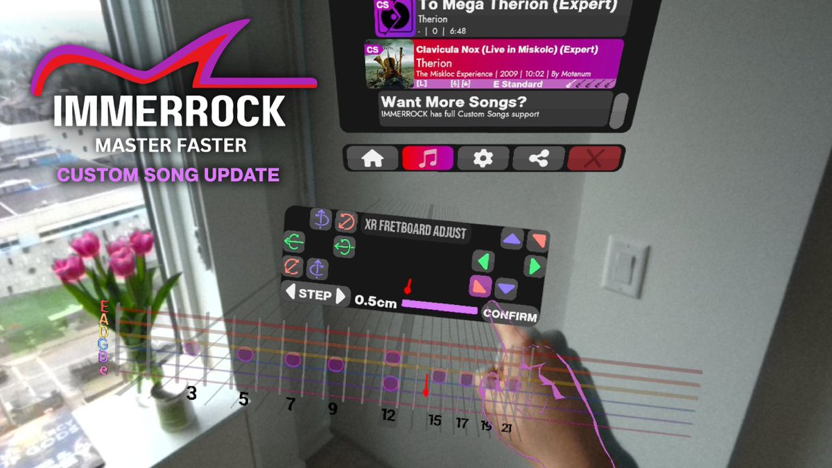 📣Big news! Playing songs you love in IMMERROCK is now easier with Editor on Fire! 🔥

Create your own tracks using Editor on Fire, the same tool used in the most popular rhythm games! 🎼

Get IMMERROCK now and rock on! 🤘🔥
meta.com/experiences/im…

#IMMERROCK #MetaQuest3