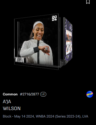 🎉Giveaway time 🎉

🏀Want to win this <a href="/NBATopShot/">NBA Top Shot</a> <a href="/_ajawilson22/">A'ja Wilson</a> $MVP badge moment?

1⃣ Like and repost quoted post
2⃣ Comment your TS username and tag a friend