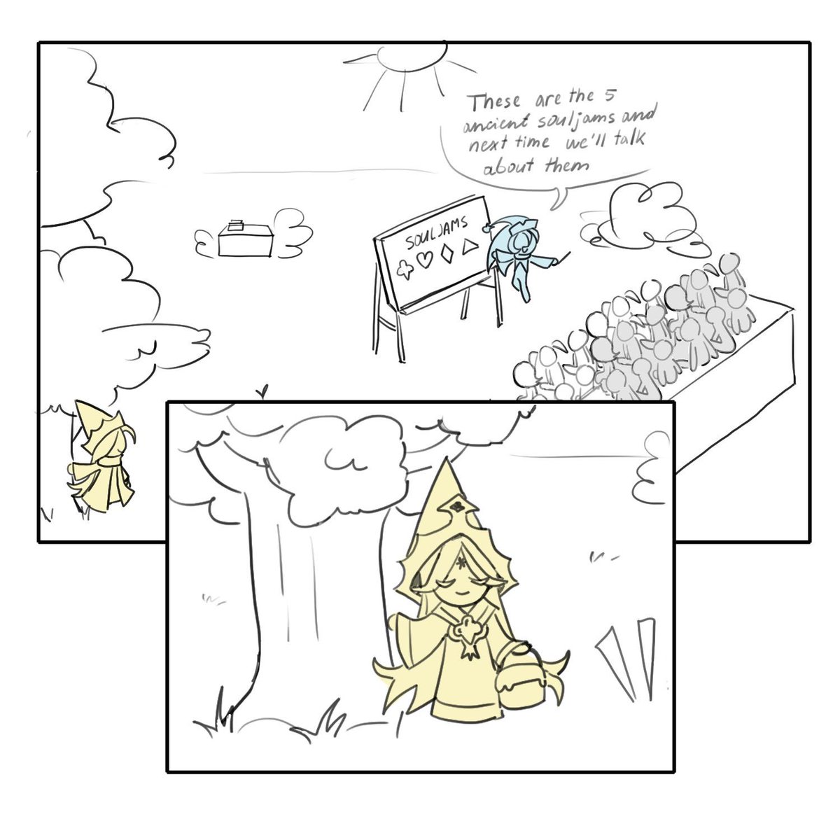 Vucstbkncd's tweet photo. "What if shadow milk chose friendship" I'll do part 2 at 5k likes #shadowmilkcookie #PureVanilacookie #shadowvanilla https://t.co/IKmXHn7F7s