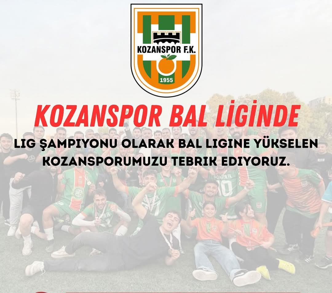 Nurullah_Pazar's tweet photo. Bölgesel Amatör Lig şampiyonu olarak Bal Ligine yükselen Kozanspor’umuzu yürekten kutluyorum. https://t.co/5aHK1q5V4e