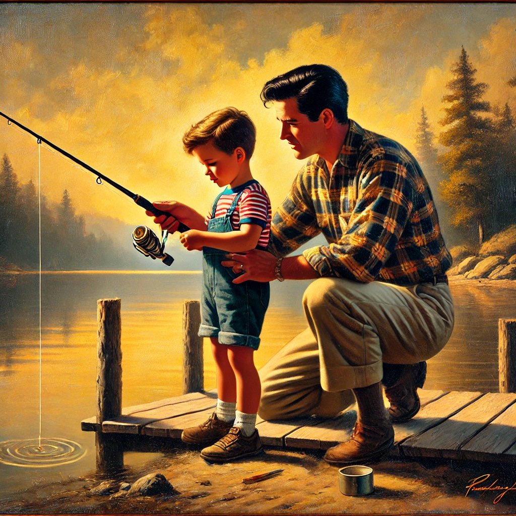 “The best way to teach a child is to show them, not tell them.”