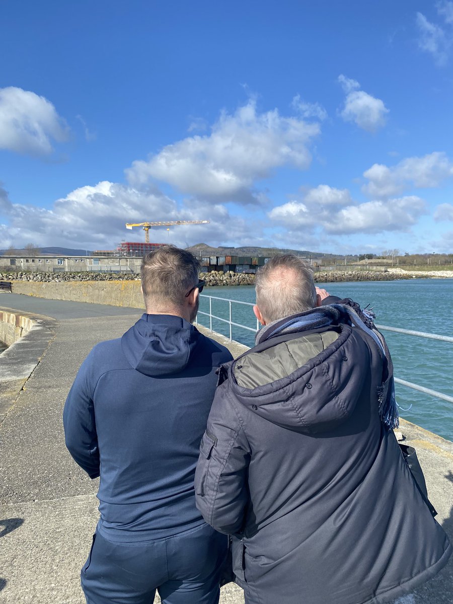Today, I had the pleasure of leading our Men's Walk and Talk group at Purple House Cancer Support, and what a day it was! The stunning views from Bray Harbour in Wicklow provided the perfect backdrop for meaningful conversations and camaraderie.