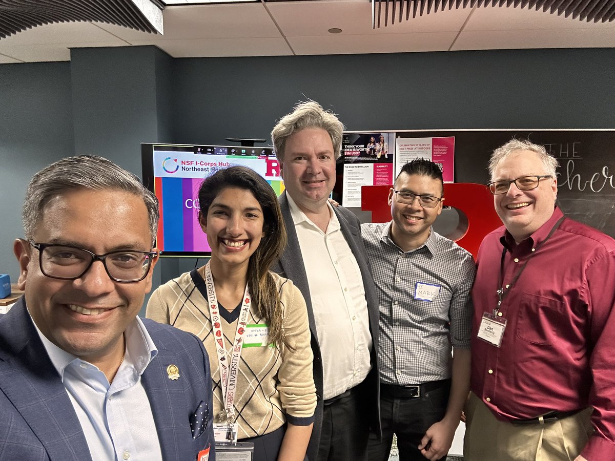 SurgEdMD's tweet image. Proud of @divvya20k who served as Entrepreneurial Lead for @ProjectAiCCESS @ 2025 @ICorpsNE_Hub Regional training program @RutgersU ! @rwjsurgery @RWJMS @chrisgilligan12 @RWJUH Special ππ½ to mentors @DanBenderly, Mark Deguzman,Jack Harwood,Lori Dars & Kate Woodside!
#Innovation