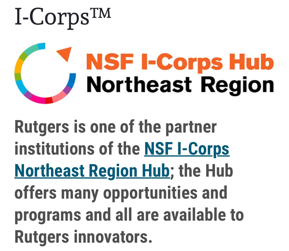 SurgEdMD's tweet image. Proud of @divvya20k who served as Entrepreneurial Lead for @ProjectAiCCESS @ 2025 @ICorpsNE_Hub Regional training program @RutgersU ! @rwjsurgery @RWJMS @chrisgilligan12 @RWJUH Special ππ½ to mentors @DanBenderly, Mark Deguzman,Jack Harwood,Lori Dars & Kate Woodside!
#Innovation
