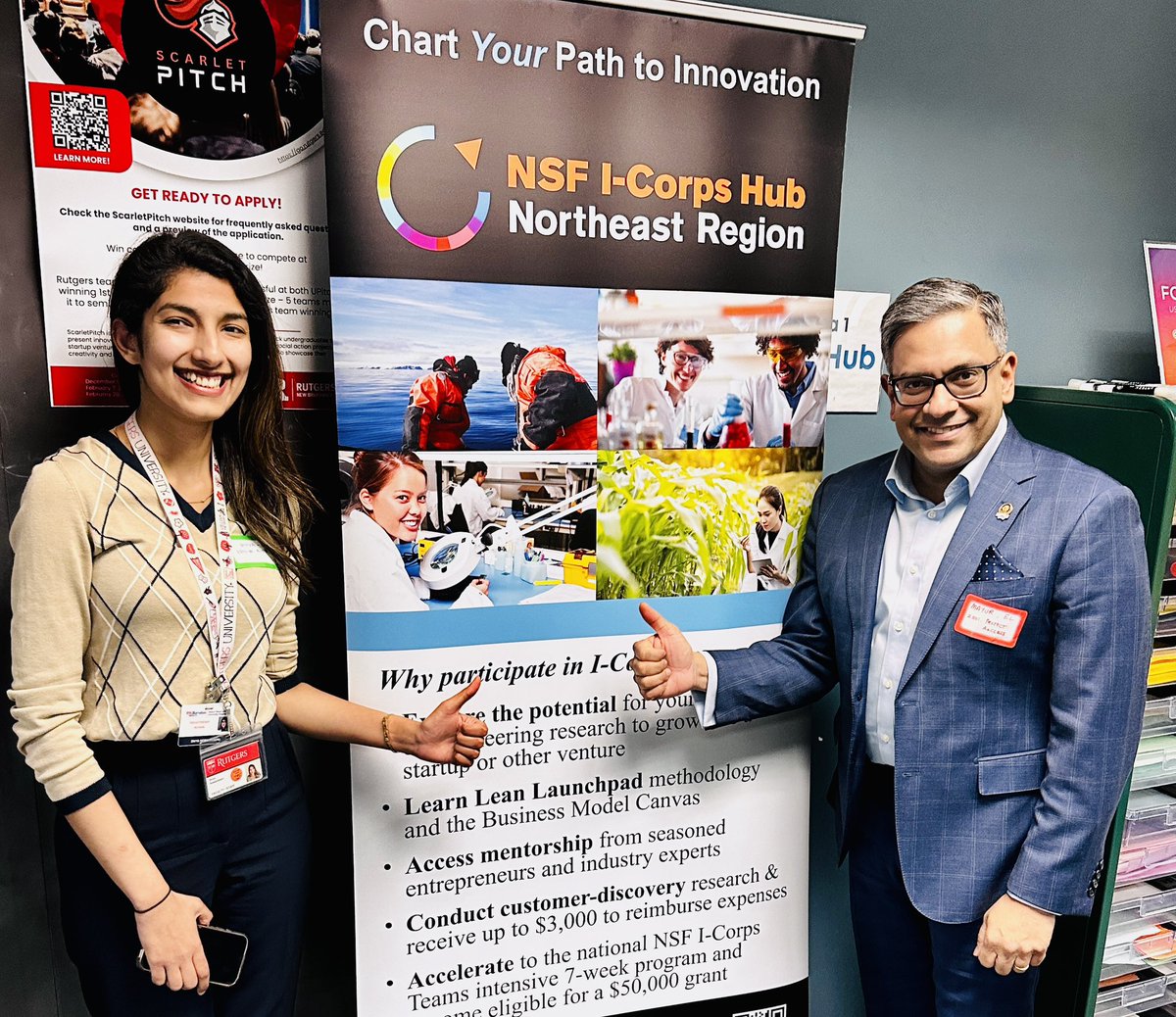 SurgEdMD's tweet image. Proud of @divvya20k who served as Entrepreneurial Lead for @ProjectAiCCESS @ 2025 @ICorpsNE_Hub Regional training program @RutgersU ! @rwjsurgery @RWJMS @chrisgilligan12 @RWJUH Special ππ½ to mentors @DanBenderly, Mark Deguzman,Jack Harwood,Lori Dars & Kate Woodside!
#Innovation