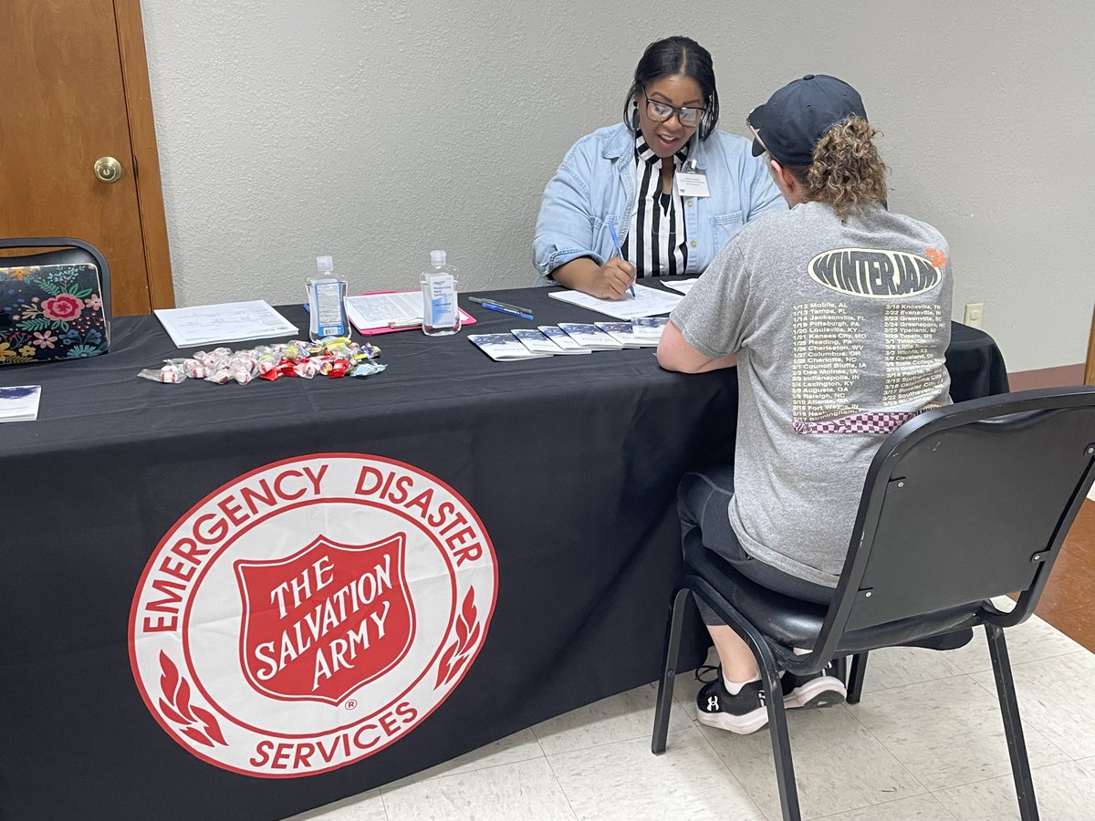 At the MARC today, a mom shared how her daughter was terrified the night of the storm. Their home was damaged, but they made it through. When we said ‘God bless you,’ she said, ‘I didn’t know for sure He was real until that night-but He is real, real!’ God shows up in the storm.