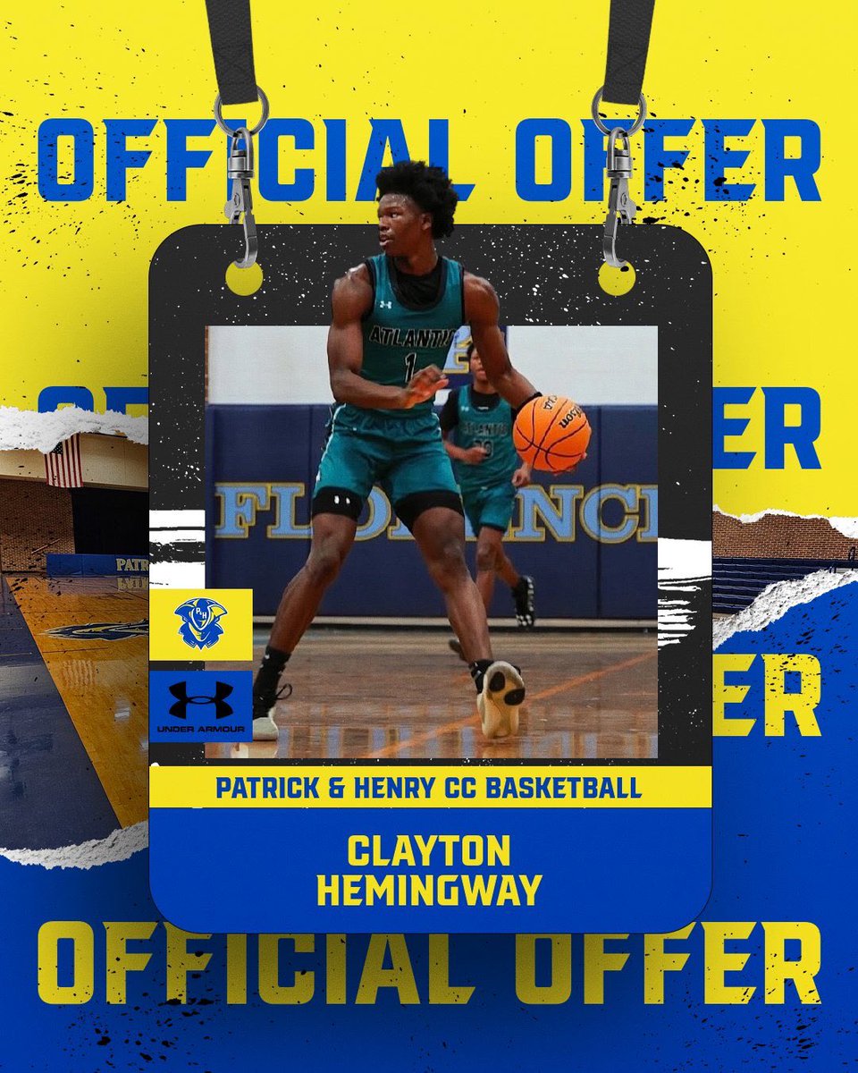 After having a great conversation with Coach Milloy, I am Blessed to receive a offer from Patrick &amp; Henry 💙💛!!