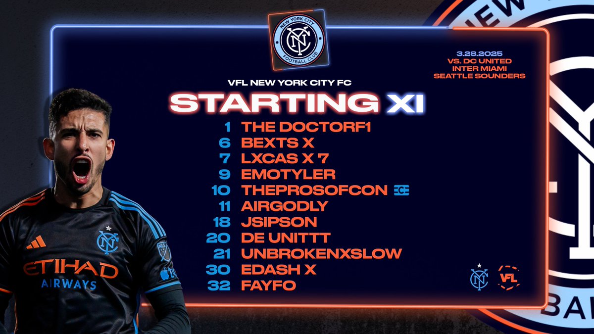 The XI for Matchday 3! 😤😤😤

<a href="/TheVFL_/">VFL</a> | #COYBIB | #VFLMLS
