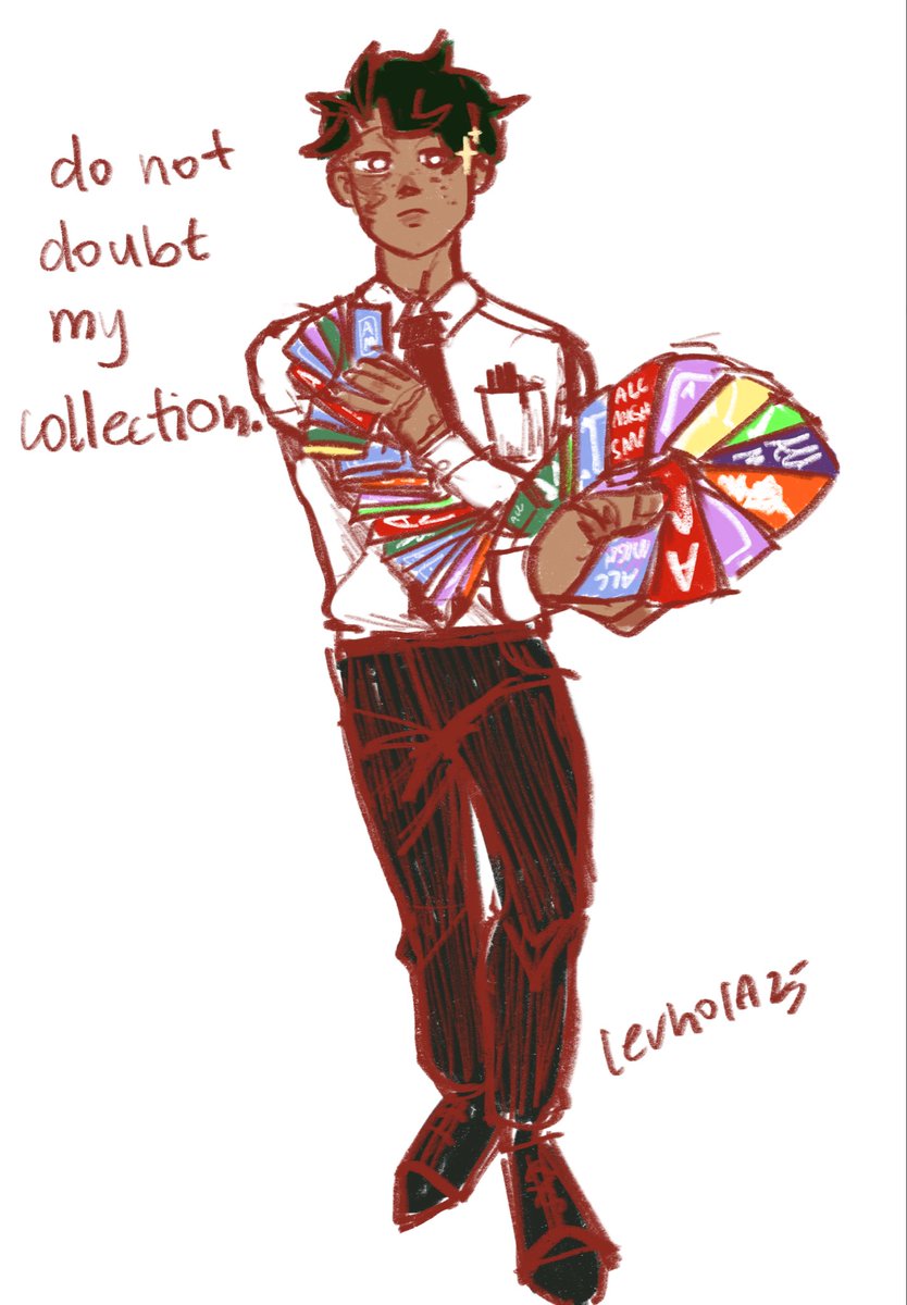 levhoia's tweet image. just bc he's a teacher now doesn't mean he stopped being a fanboy

#deku #rkgk