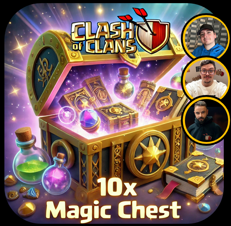 🎁 GIVEAWAY ALERT! 🎁

🔥 Win 10x Magic Chest! 🔥

🎁How to enter:
✅Tag friends
✅Follow me👀for more✨
✅Who's your favorite SC community manager?!🥳

Winner in one WEEK! 🚀
<a href="/ClashofClans/">Clash of Clans</a> #ClashAnytime  #GiftedBySupercell