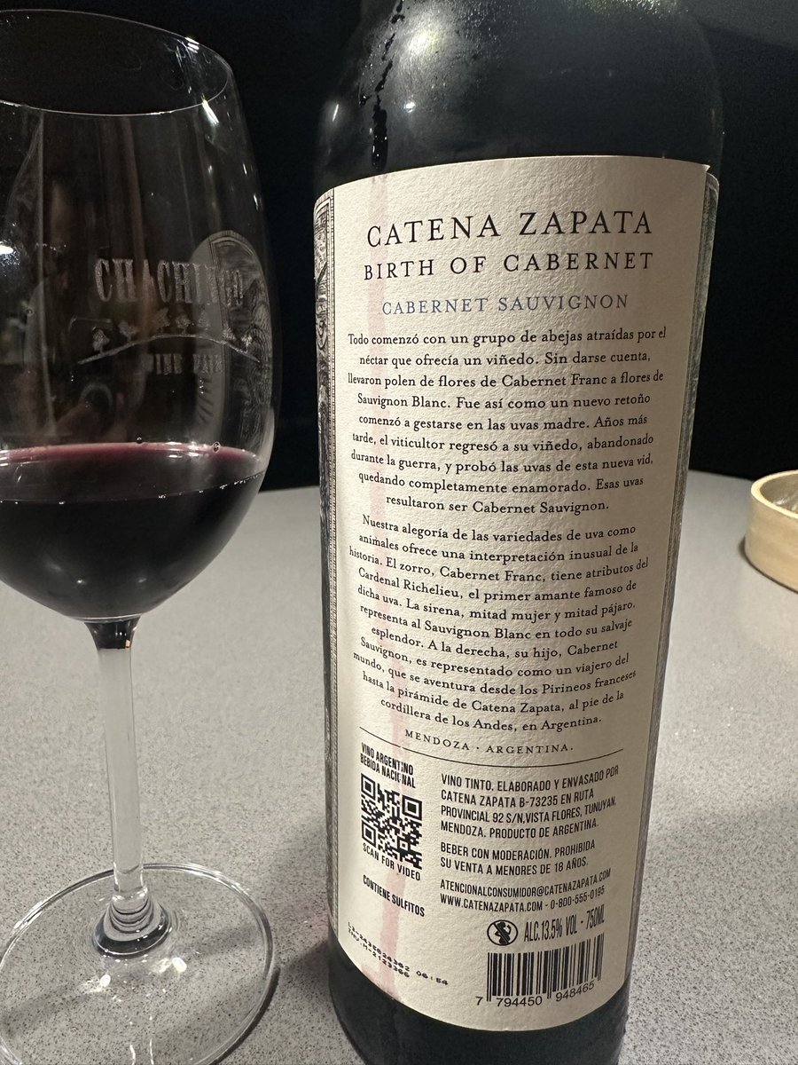 Este CABERNET MAMAAAA
<a href="/alevigilmalbec/">Alejandro Vigil</a> 
<a href="/FlacoGabrielli/">Flaco Gabrielli</a> 

Salud 🥂 
Vivan los vinos argentinos 🤩