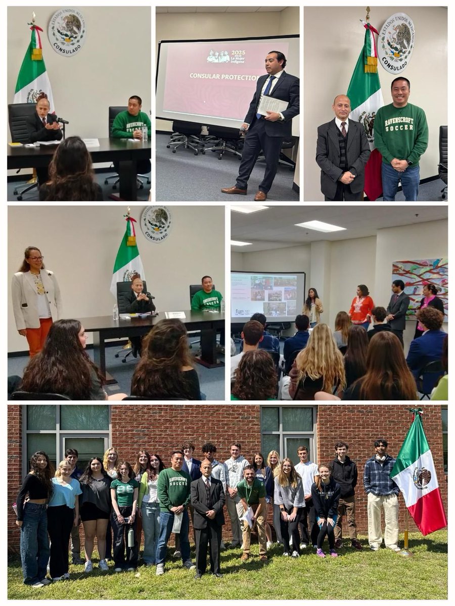 Consulmex Raleigh (@consulmexrlm) on Twitter photo Estudiantes y profesores de <a href="/RavenscroftNC/">Ravenscroft School</a> se familiarizan con los servicios que @ConsulmexRlm ofrece a la comunidad
<a href="/SRE_mx/">Relaciones Exteriores</a>
<a href="/EmbamexEUA/">Embassy of Mexico in the U.S.</a>
<a href="/IME_SRE/">IMME</a> Estudiantes y profesores de <a href="/RavenscroftNC/">Ravenscroft School</a> se familiarizan con los servicios que @ConsulmexRlm ofrece a la comunidad
<a href="/SRE_mx/">Relaciones Exteriores</a>
<a href="/EmbamexEUA/">Embassy of Mexico in the U.S.</a>
<a href="/IME_SRE/">IMME</a>