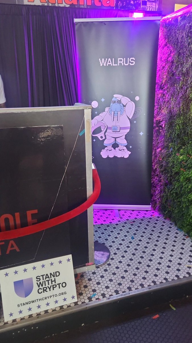 iamowenrogers's tweet image. Atlanta Web3 activities @SuiFoundation x @standwithcrypto  thanks @StaxxSats ! #WalrusProtocol