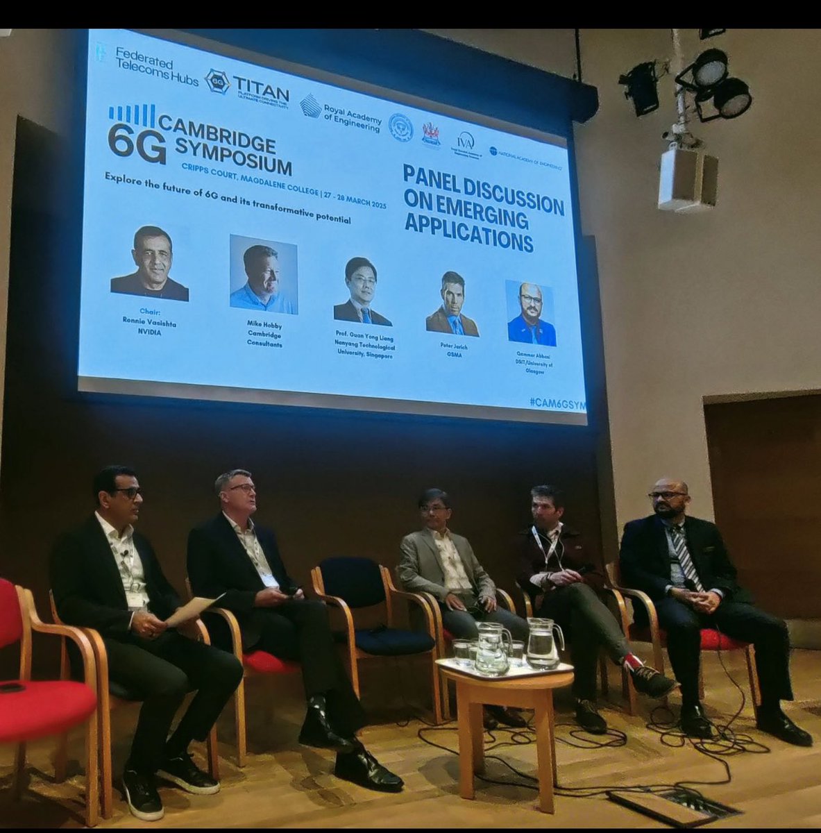 qammera's tweet image. It was a real pleasure to represent @SciTechgovuk and @UofGCSI on the “Emerging Applications” panel, moderated by Ronnie Vasishta from NVIDIA. We explored the evolving landscape of 6G use cases and the innovations shaping our hyper-connected future 6G Symposium @Prof_M_A_Imran