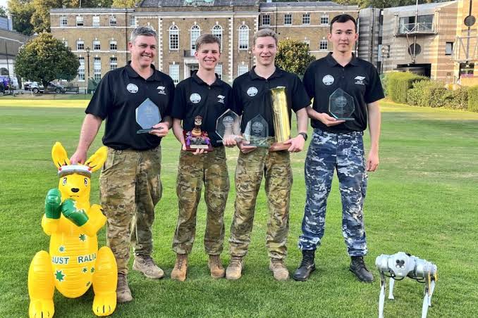 AUADRT's tweet photo. @AustralianArmy dominance in the individual championship!
3rd place: #AusArmyCadets #Shutterspeed!
He's a veteran of the winning @DefenceAust team from #MIDRT_UK24 in London!
#SendIt!
@ChiefAusArmy @ASArmyCadets
@DGFLW_AusArmy @RSMAusArmy
@SEAC_ADF https://t.co/qsadHzfb2r