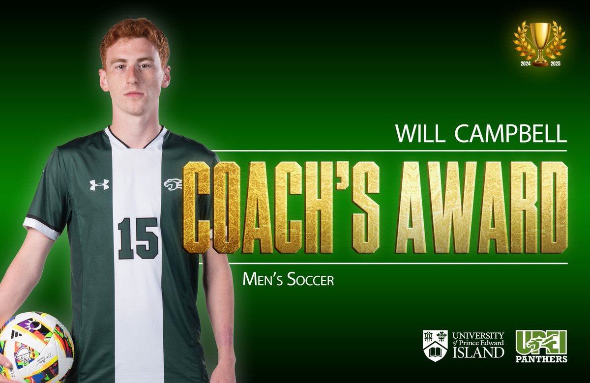 UPEIPanthers's tweet image. ⚽️ MEN'S SOCCER ⚽️

MVP🏆 – RIAD JAHA
Rookie of the Year🏆 – JAHMAL BOURSIQUOT
Coach's Award🏆 – WILL CAMPBELL

Congratulations, guys!👏

#GoPanthersGo | #AwardsGala | #Soccer